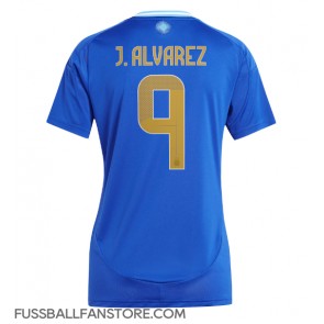 Argentinien Julian Alvarez #9 Replik Auswärtstrikot Damen Copa America 2024 Kurzarm